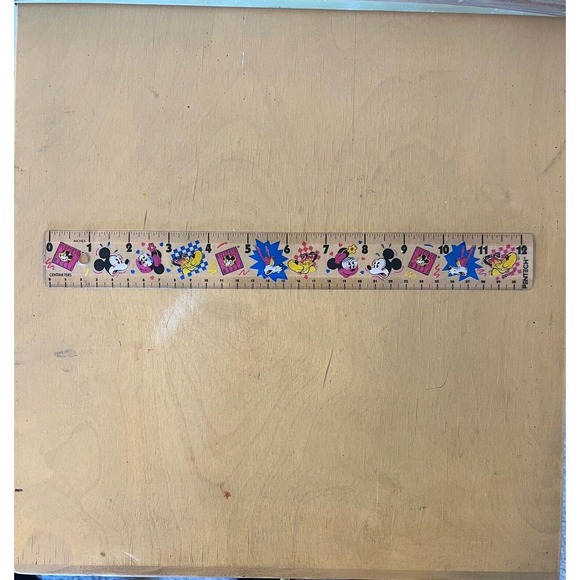 Disney | Other | Vintage Disney Mickey Mouse And Friends Ruler | Poshmark